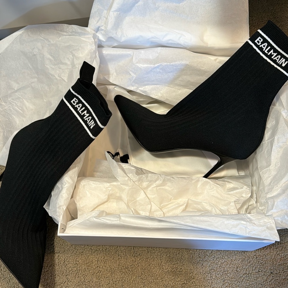 Balmain Sock Bootie size 39